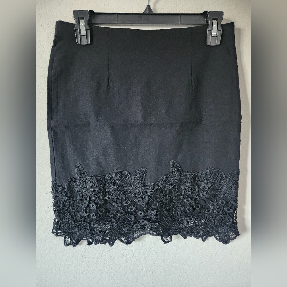 IZ Byer Black Stretch Skirt